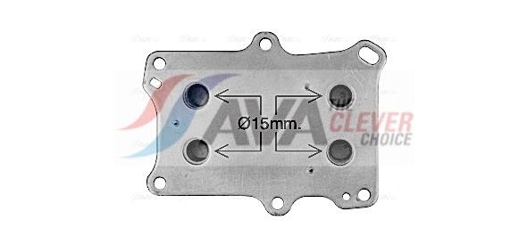 Oil Cooler, engine oil-1
