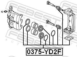Repair Kit, brake caliper-1