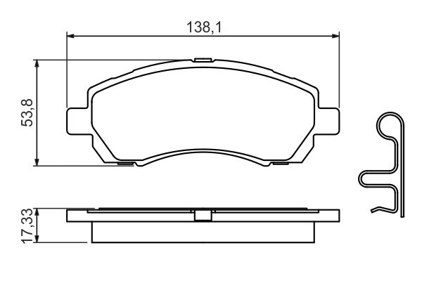 Brake Pad Set, disc brake-5