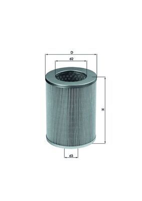 MAHLE LX 300 Air filter