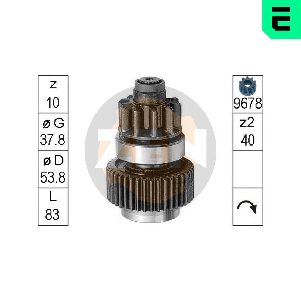 ERA ZN0954 Freewheel gear, starter