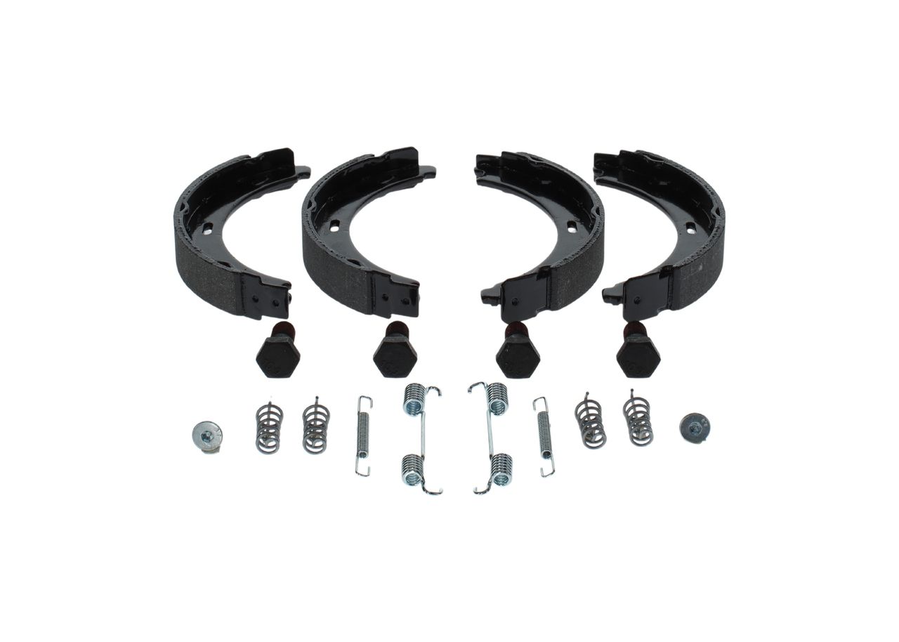 BOSCH 0 986 487 584 Brake shoe set, parking brake