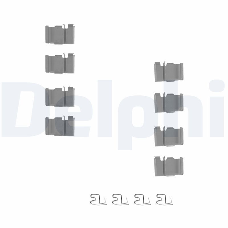 DELPHI LX0212 Accessory kit, disc brake pad