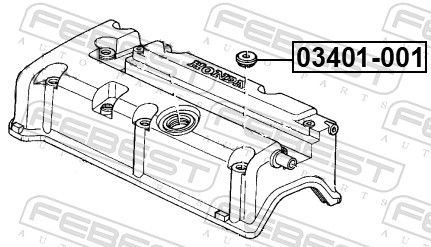 Bush, cylinder head cover-1