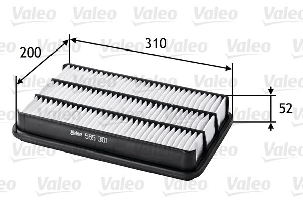 VALEO 585301 Air filter