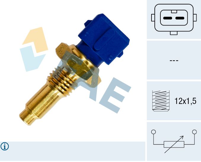 Sensor, coolant temperature
