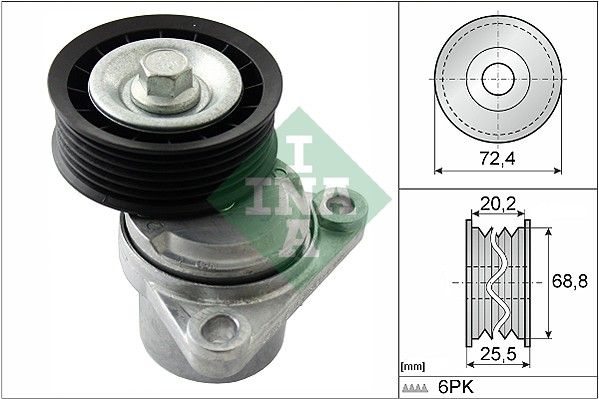 SCHAEFFLER INA 534 0326 10 Belt tensioner, v-ribbed belt