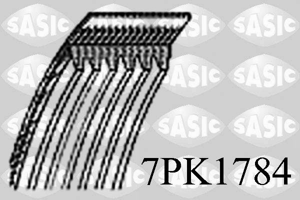 SASIC 7PK1784 V-ribbed belt