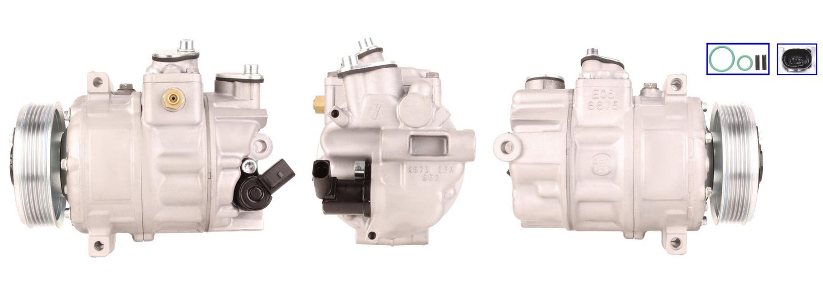 LUCAS ACP222 Compressor, air conditioning