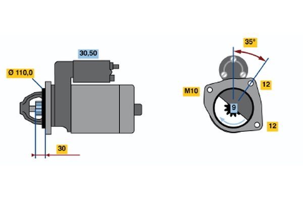 BOSCH 0 001 218 774 Starter