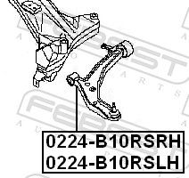 Control/Trailing Arm, wheel suspension-1