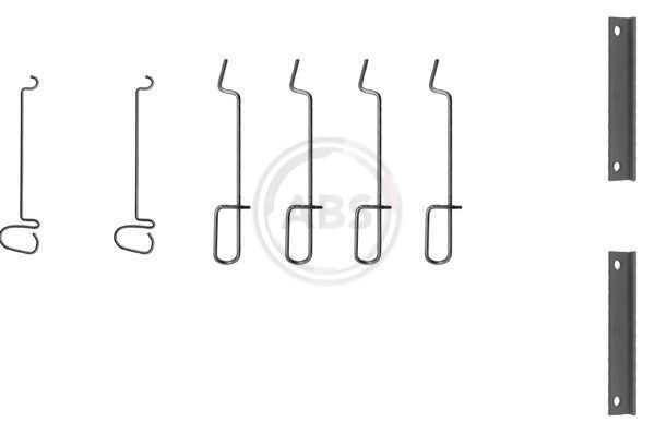 A.B.S. 1070Q Priedų komplektas, diskinių stabdžių trinkelės