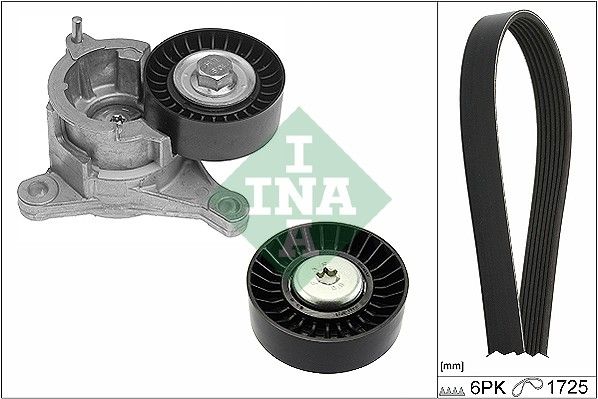 SCHAEFFLER INA 529 0183 10 V-ribbed belt set