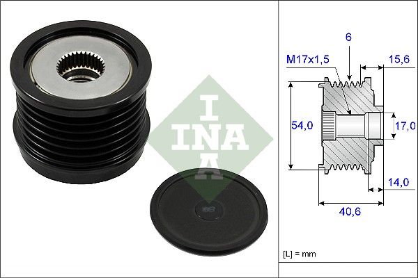 SCHAEFFLER INA 535 0230 10 Alternator freewheel clutch
