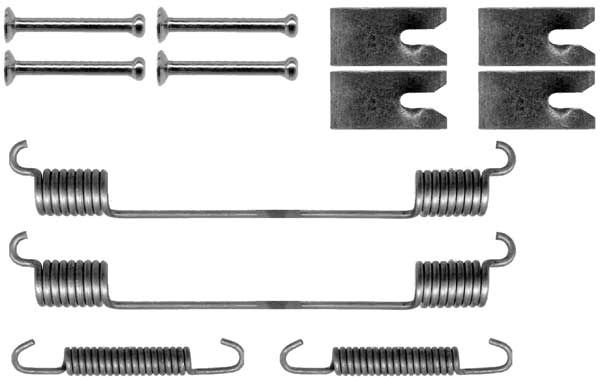 TRW SFK351 Accessory kit, brake shoes