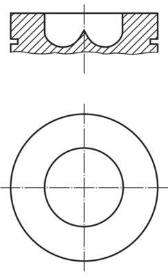 MAHLE 009 61 00 Piston