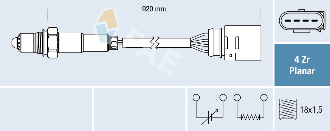 FAE 77142 Oxygen sensor