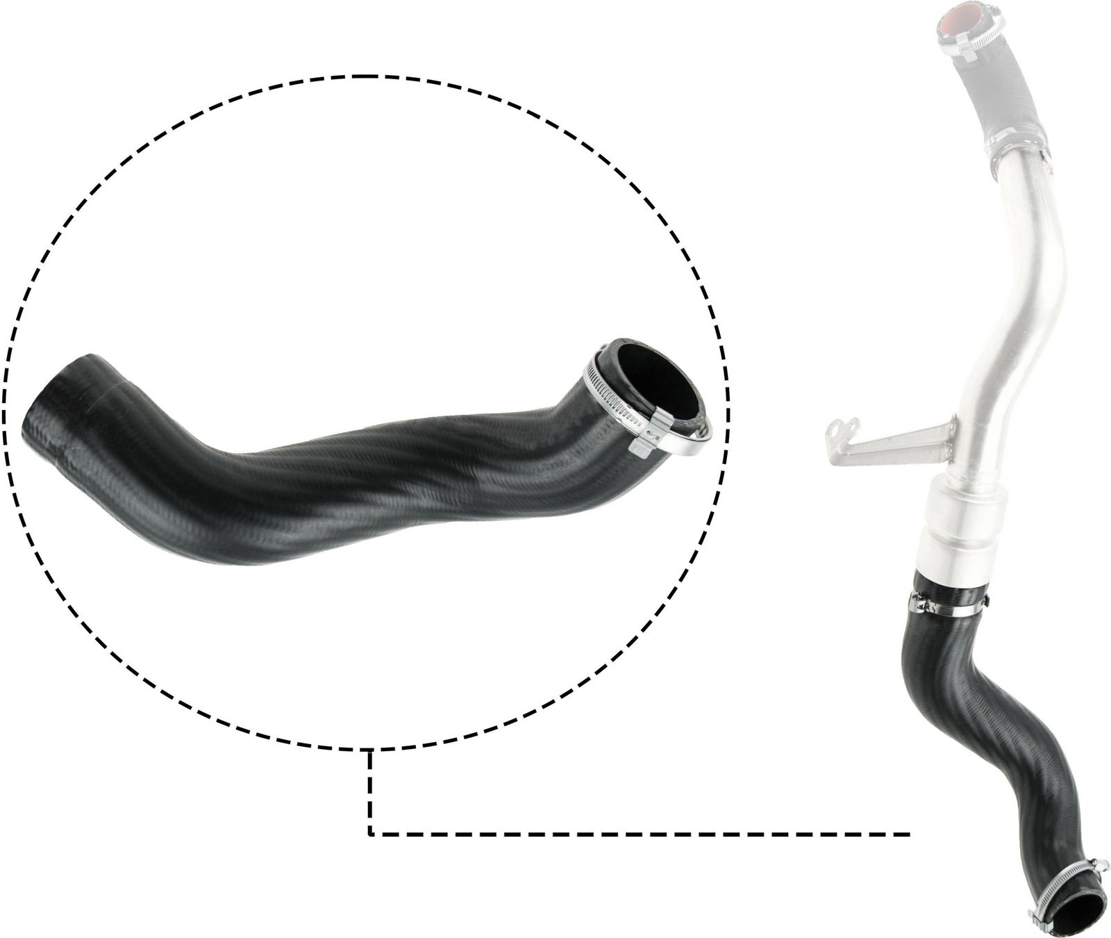 GATES 09-0660 Charge air hose