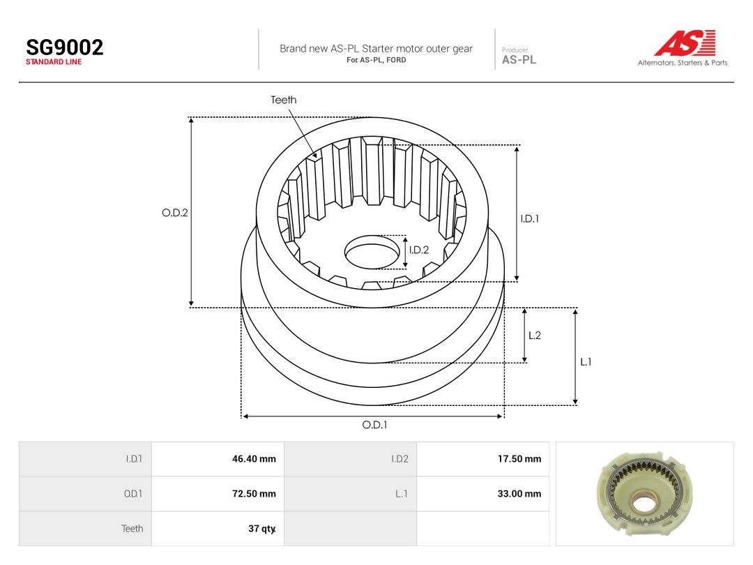 Repair Kit, starter-1
