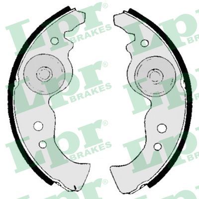 LPR 04370 Brake shoe set