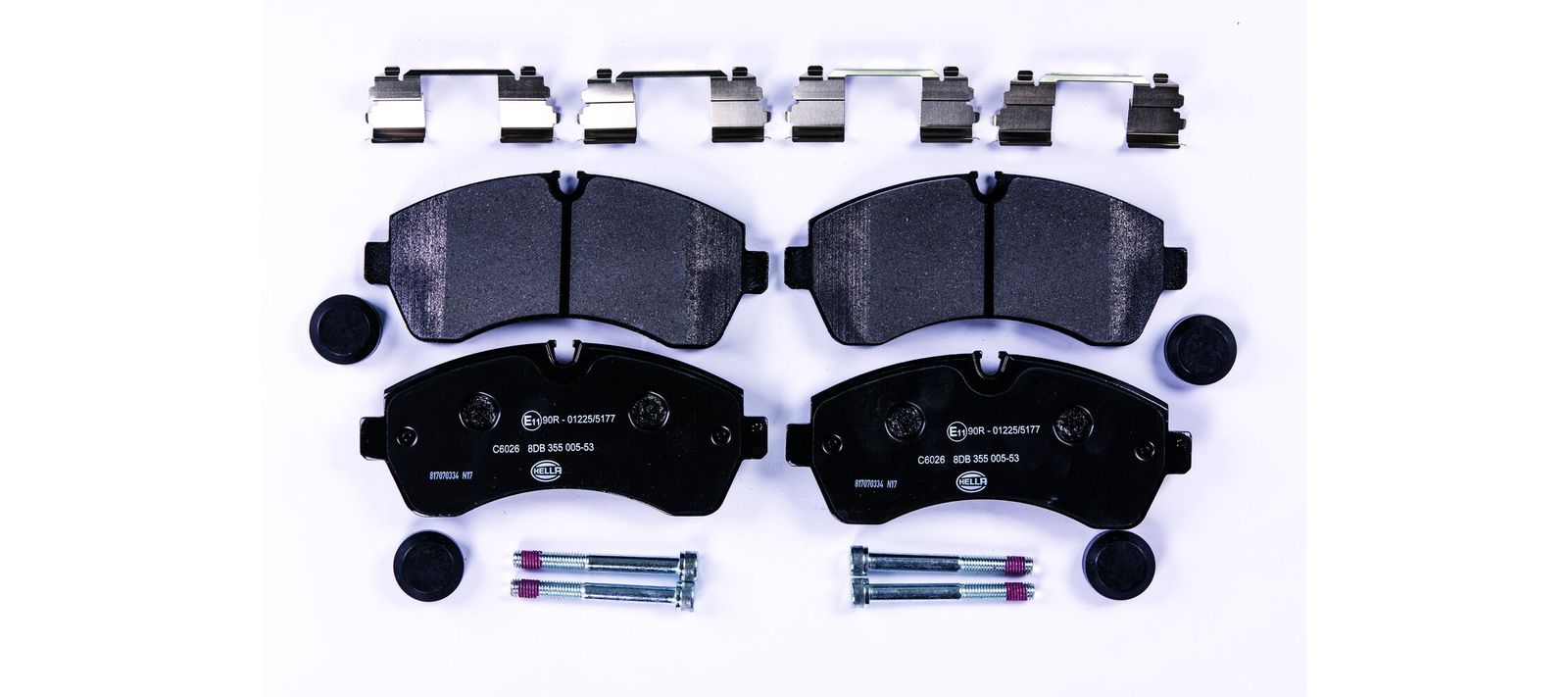 HELLA 8DB 355 005-531 Brake pad set, disc brake