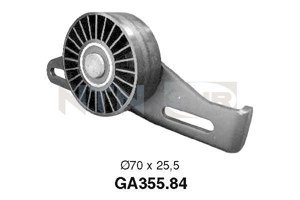 SNR GA355.84 Belt tensioner, v-ribbed belt