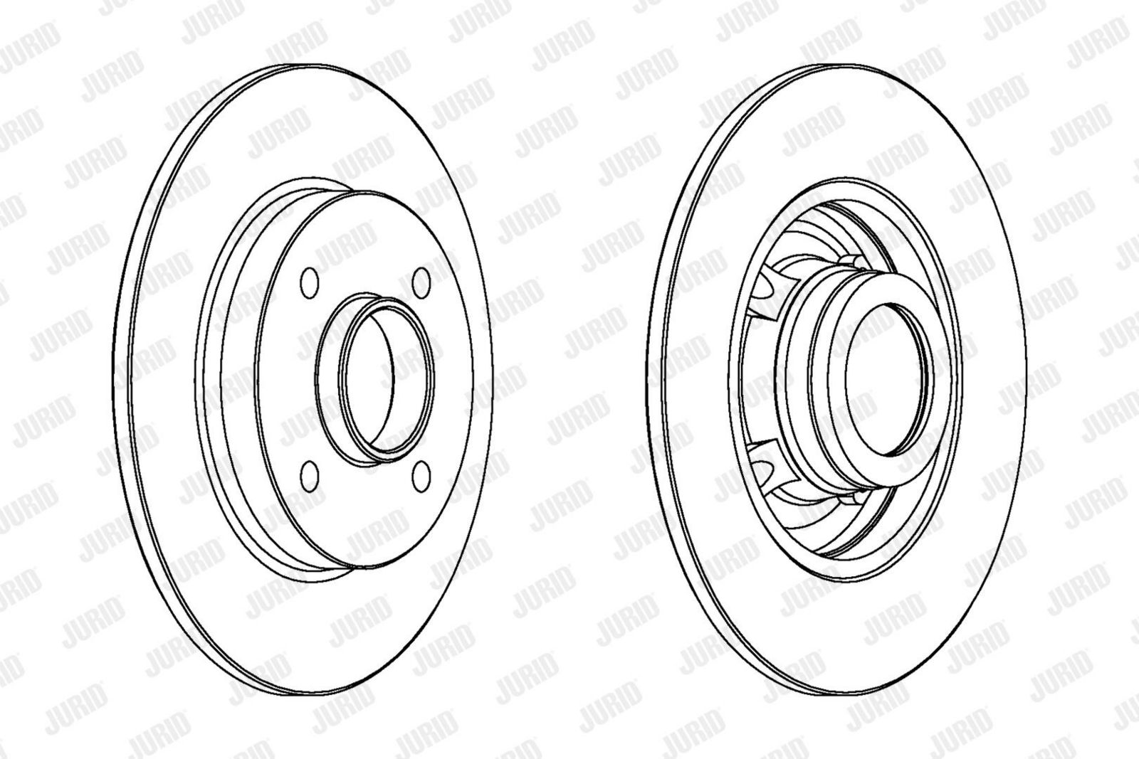JURID 562938JC-1 Brake disc