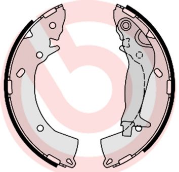 BREMBO S 30 519 Brake shoe set