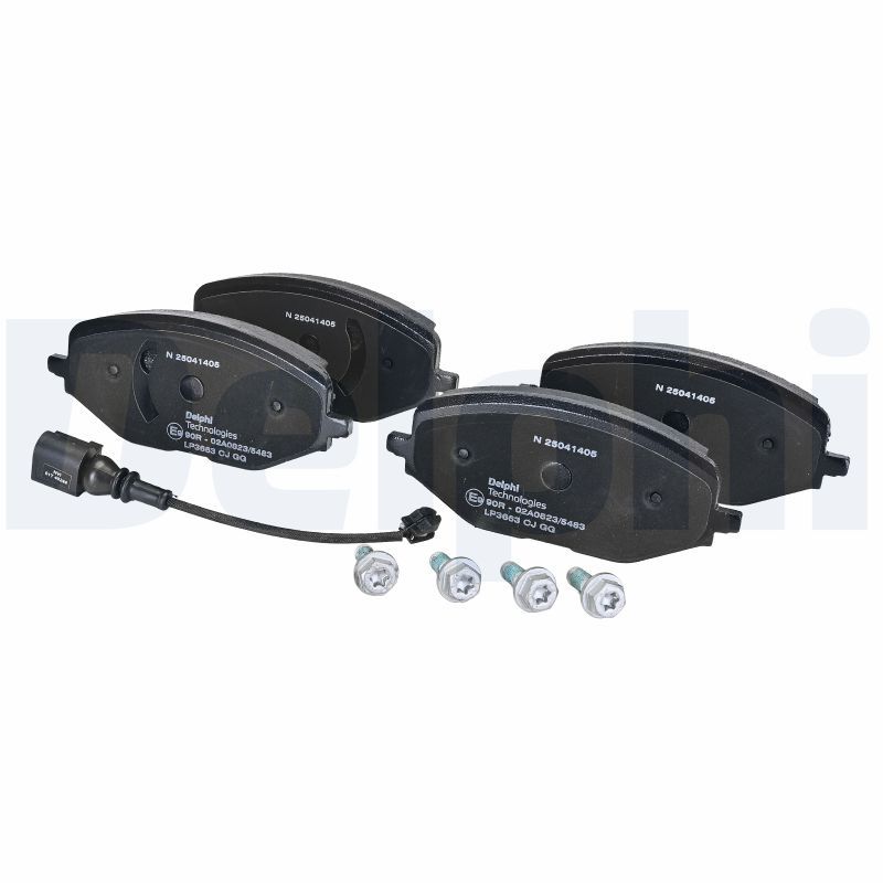 DELPHI LP3663 Brake pad set, disc brake