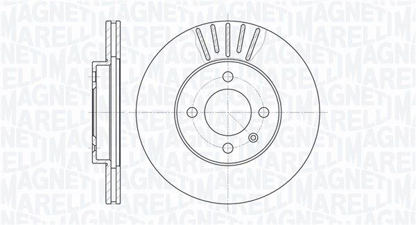 MAGNETI MARELLI 361302040250 Brake disc