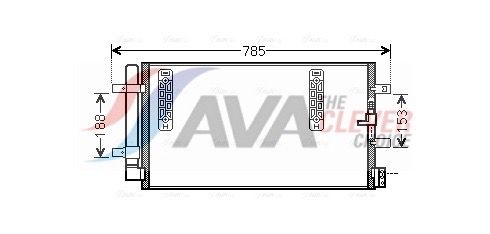 AVA CLEVER CHOICE AIA5297D Condenser, air conditioning