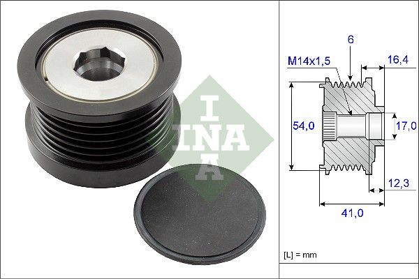 SCHAEFFLER INA 535 0259 10 Alternator freewheel clutch