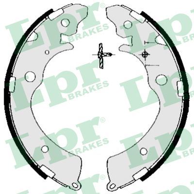 LPR 05690 Brake shoe set