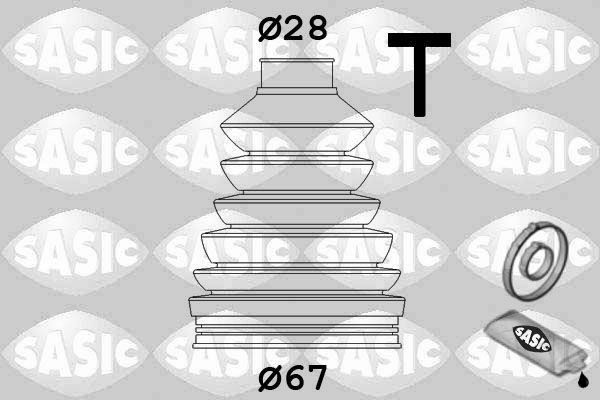 SASIC 1906023 Bellow kit, drive shaft