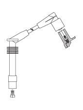BREMI 379/34 Ignition cable