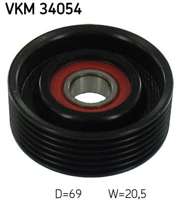 SKF VERTEVO VKM 34054 Deflection/guide pulley, v-ribbed belt
