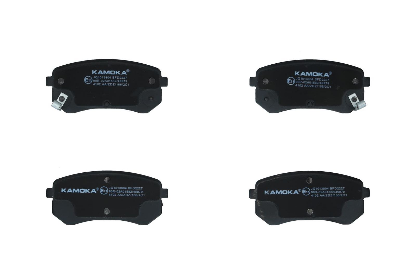 KAMOKA JQ1013804 Brake pad set, disc brake