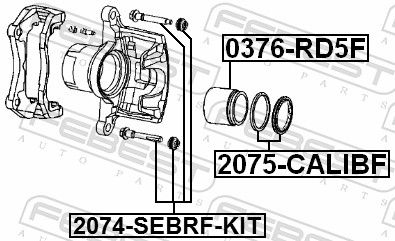 Guide Bolt, brake caliper-1