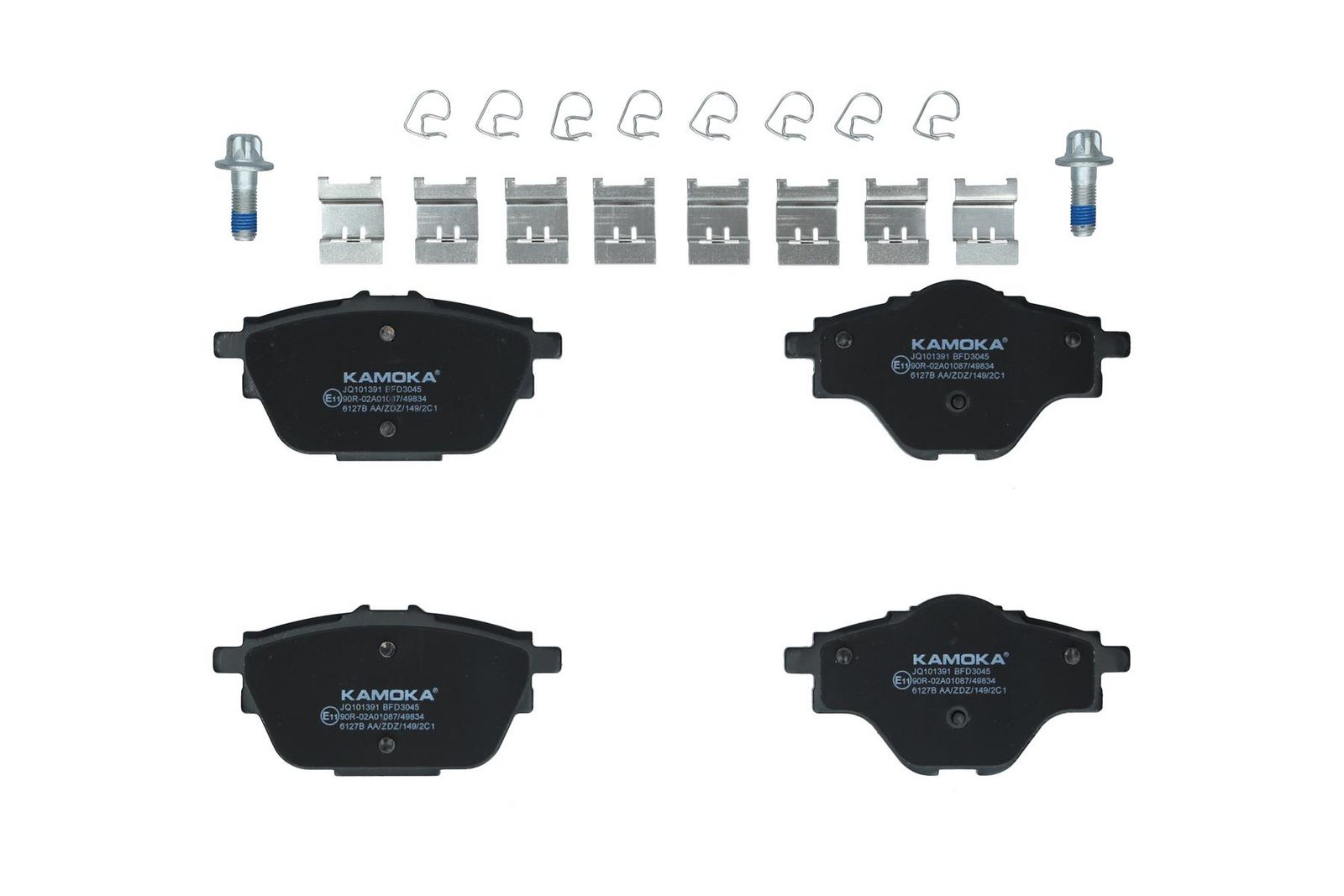 KAMOKA JQ101391 Brake pad set, disc brake