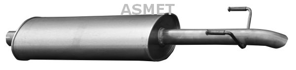 ASMET 02.043 Rear muffler