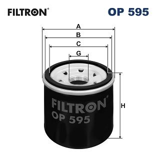 FILTRON OP 595 Alyvos filtras