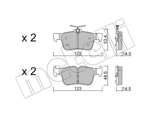 Brake Pad Set, disc brake-main