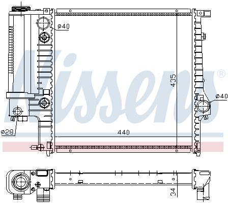 Radiator, engine cooling-4
