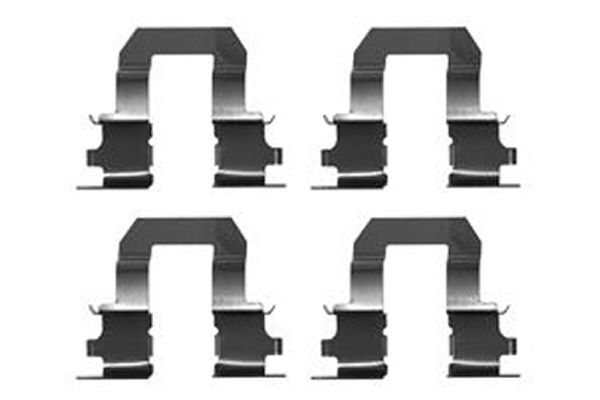 TRW PFK382 Priedų komplektas, diskinių stabdžių trinkelės