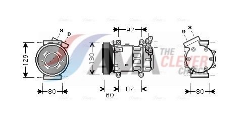 Compressor, air conditioning