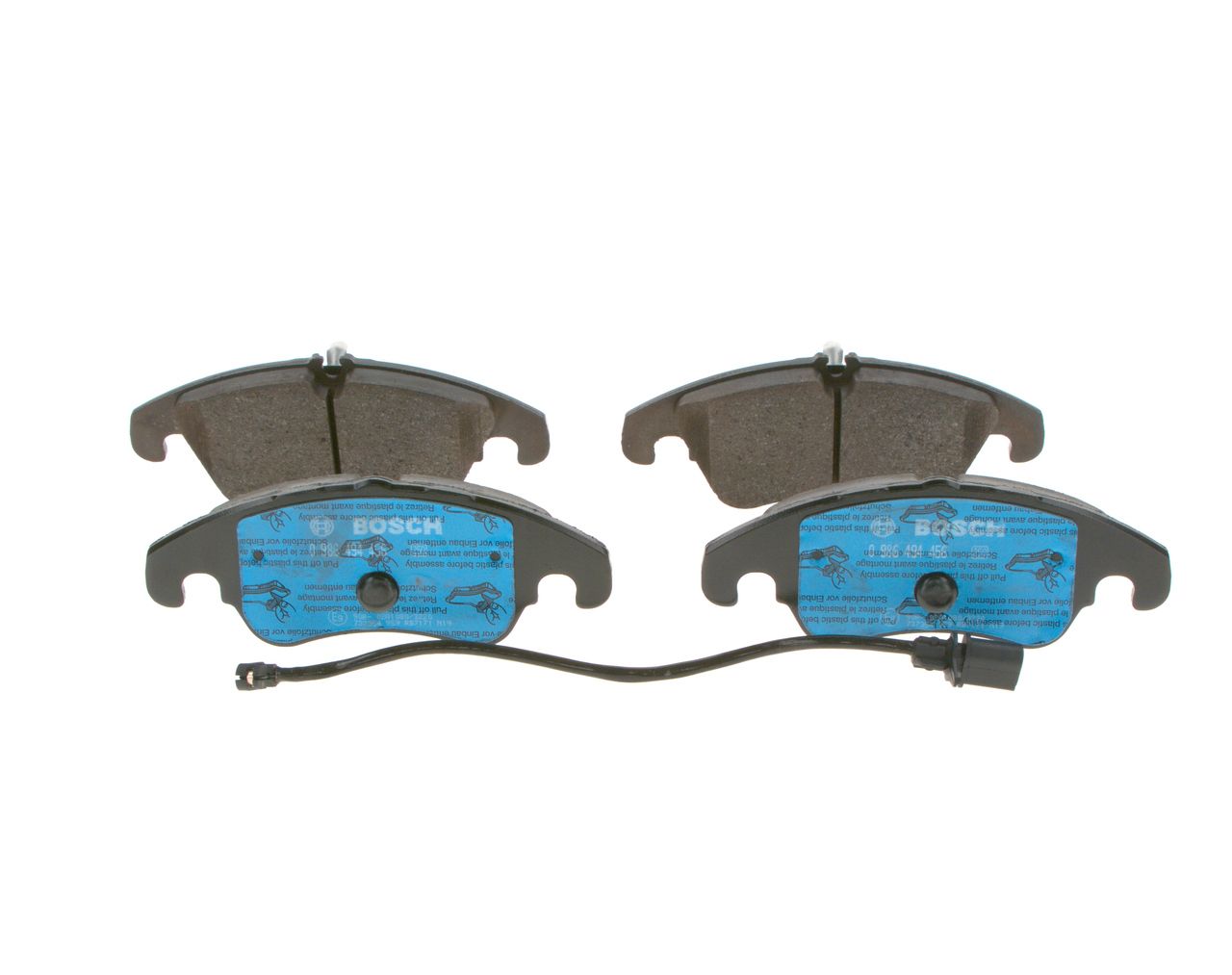 BOSCH 0 986 494 456 Brake pad set, disc brake