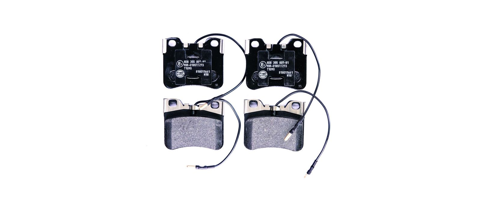 HELLA 8DB 355 007-811 Brake pad set, disc brake