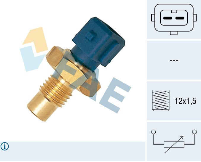 Sensor, coolant temperature