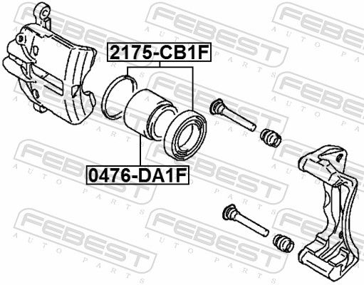 Repair Kit, brake caliper-1
