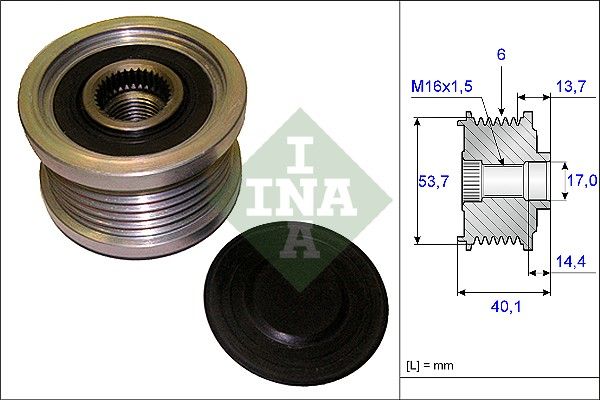 SCHAEFFLER INA 535 0202 10 Alternator freewheel clutch